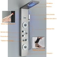 thumbnail image 5 of Senlesen, 2.54 GPM, Wall Mount Showerhead & Handheld Shower, Brushed Nickel, 5 of 12