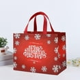 thumbnail image 4 of Multipurpose Christmas Tote Bags with Sturdy Handles for Holiday Gift Wrapping, Reusable Grocery Shopping, and Party Decorations, 4 of 8