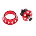 thumbnail image 2 of Aleación de Aluminio Auriculares Tapa Cubierta de Vástago No Visual Decoración de rojo, 2 of 8