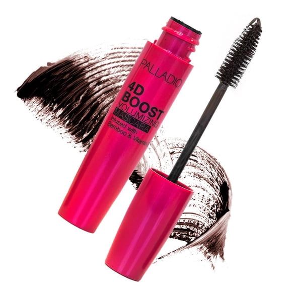 "Palladio 4D Boost Volumizing Mascara, Brown"