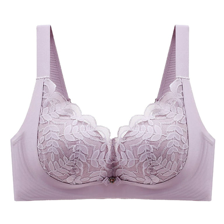 Soft Cotton Cups Before The Zipper In The Elderly Underwear Breathable Women  Without Steel Ring Tank Top Lace Large Size Bra – the best products in the  Joom Geek online store