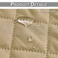 thumbnail image 5 of Skksst Waterproof Armrest Slipcover Quilted Anti-Slip Armchair Sofa Furniture Protector, 5 of 7