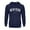 Navy, variant on Men's & Women's Raglan Sleeve Pullover Hoodie with NEW YORK Print, Unisex Loose Fit Sweatshirt, Casual Streetwear for Christmas, Travel, and Weekend Outings,Green,4XL