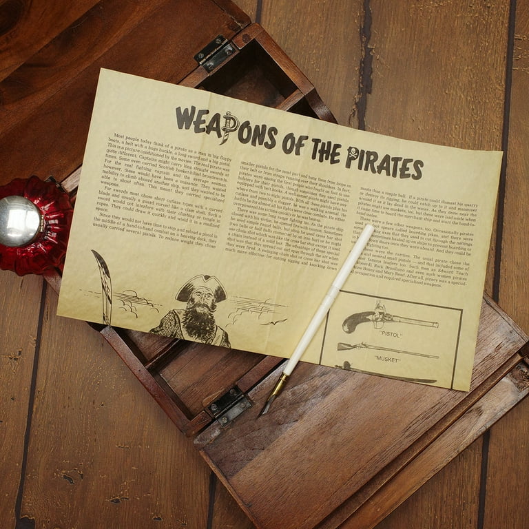 Pirate Weapons Parchment Paper Poster Pistol Sword Gun Blackbeard Decor Wall Art Pirate Weapons Parchment Paper Poster Pistol Sword Gun Blackbeard Decor Wall Art