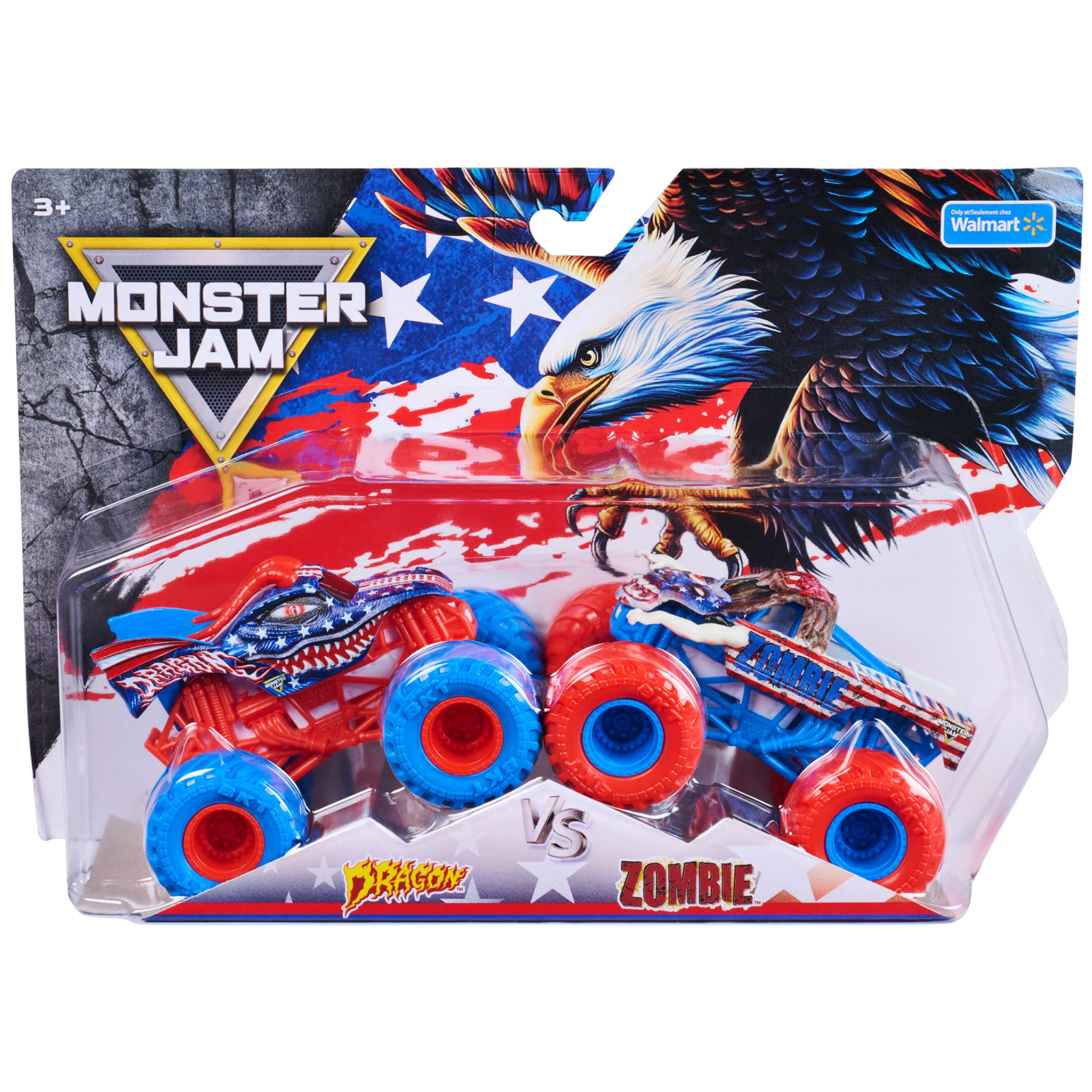 【セール‼️Monsterjamガレージ＋Megalodonwashまとめ売り） Monster Jam Smash & Bash Megalodon, 1:64 Scale with Authentic