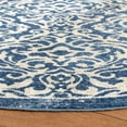 thumbnail image 4 of SAFAVIEH Brentwood Dilara Damask Area Rug, 5' x 5' Round, Navy/Cream, 4 of 8