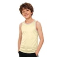 thumbnail image 6 of yillto Boys Athletic Tank Quick Dry Sleeveless Tees Racerback Lightweight Running Tshirts Summer Breathable Shirts, 6 of 7