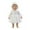 White, variant on Shadoumai Elegant Girls Long Sleeve Christening Gown Baptism Dress and Party Tutu Skirt Outfit Set