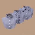 thumbnail image 4 of CYSFASHION Dickey Collar for Women Solid Faux Shirt Family Business Casual Round Fake Collar Sky Blue, 4 of 5