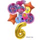 thumbnail image 3 of Globos de aluminio de Trolls de Disney, suministros para fiestas de cumpleaños de niñas, decoración del hogar, globos con números morados, decoración para baby shower de niño y boda, 3 of 5