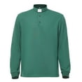 thumbnail image 3 of BLESSUME Men's Clergy Tab Collar Polo Shirt Long Sleeve Pastor Minister Preacher Shirt Priest Tops, 3 of 7