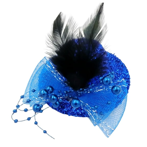 UNTERING Headdress Girl Fascinator Hat Pillbox Hat Cocktail Tea Party Fascinator Fascinator Mesh Flower Fascinator