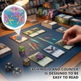 thumbnail image 5 of 79Pcs MTG Counter Dice Set Acrylic Ability Keyword Counter Plus and Minus Dice Set Card Gaming Accessories for MTG TCG Card Game, 5 of 9