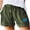 Green, variant on Women's Plus Size High Waisted Butterfly Embroidery Shorts Elastic Tie Waist with Pockets Casual Summer Shorts