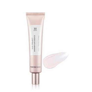 THANKYOU FARMER Sun Project Shimmer Sun Essence SPF30 PA   | 1.40 Fl Oz (40ml)