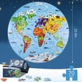 thumbnail image 2 of Rompecabezas DIGOBAY World Map 70 piezas para niños de 4 a 8 años, 2 of 7