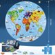 thumbnail image 2 of Rompecabezas DIGOBAY World Map 70 piezas para niños de 4 a 8 años, 2 of 7