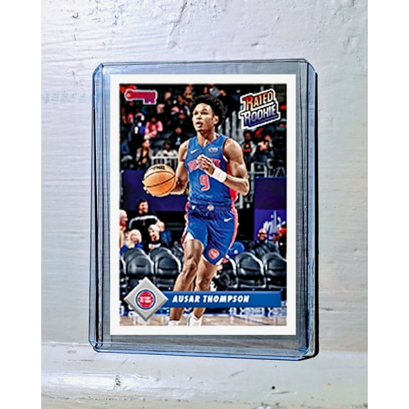 Ausar Thompson 2023-24 Panini NBA #7 Rated Rookie Retro Card Pistons 1/715