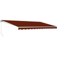 thumbnail image 2 of ALEKO 8' x 6.5' Burgundy Retractable Awning, UV and Mildew Resistant, 2 of 5