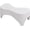 White 7", variant on TUSHY New Ottoman Go Toilet Stool - White 7” Inch Tall, Anti Slip Step for Bathroom, Squat and Poop Stool