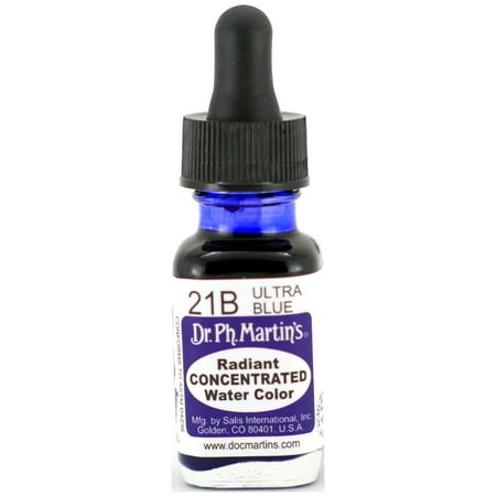 UPC: 0090385421101 | Dr. Ph. Martin s Radiant Concentrated Water Color  0.5 oz  Ultra Blue (21B)