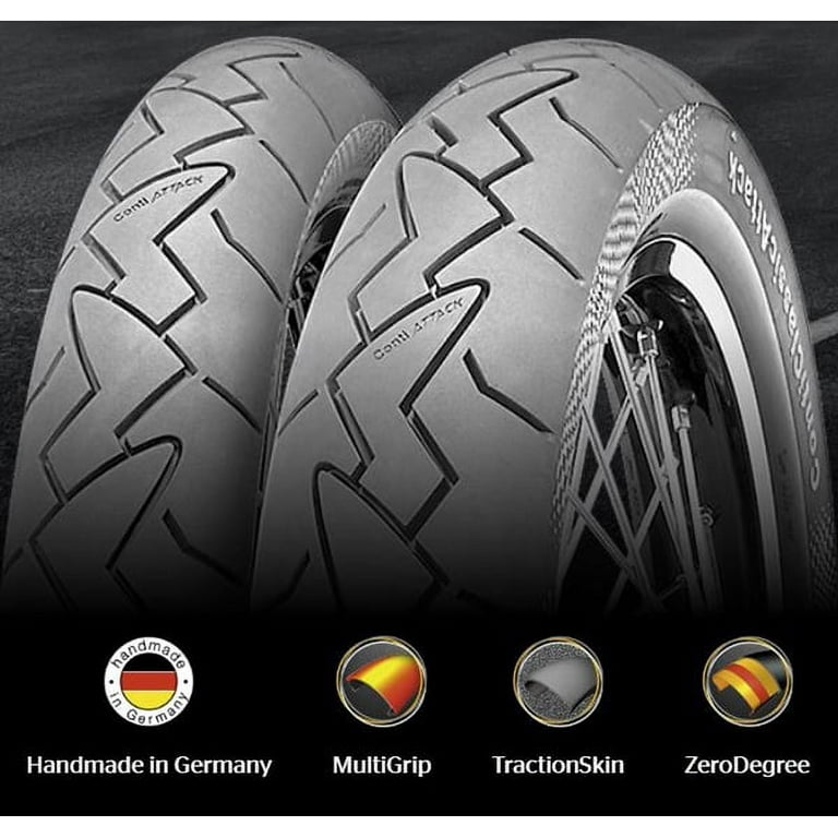 Continental Classic Attack - 100/90R19 57(V), TL Front Motorcycle Tire