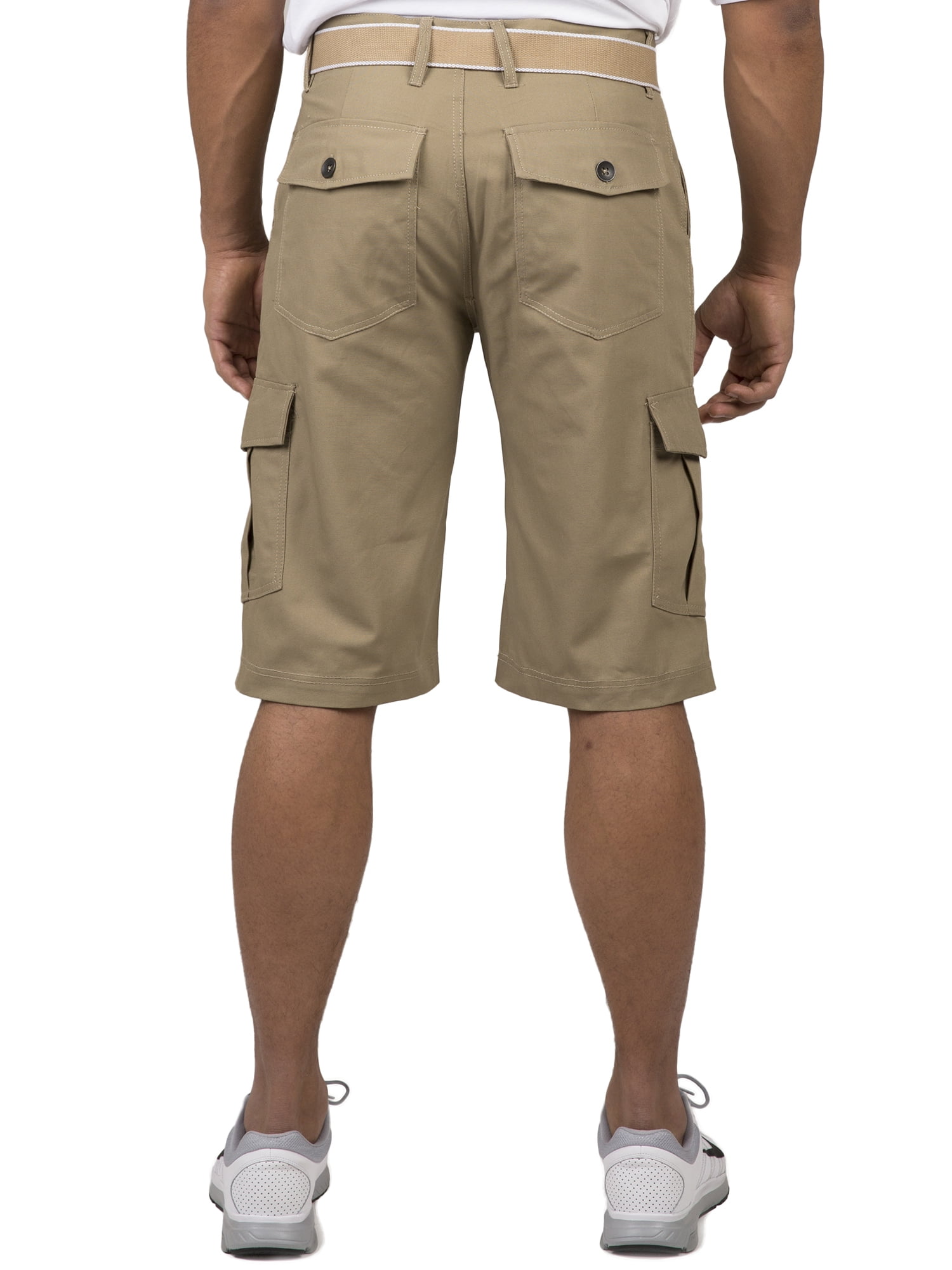 Vibes Men Khaki Cotton Canvas Cargo 