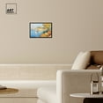 thumbnail image 3 of Sail Off In The Morning Impressionism Wall Art /Monet And Van Gogh Inspired Art Canvas Wall Art by Art Remedy, Black Floater Frame, 16" x 11", 3 of 7
