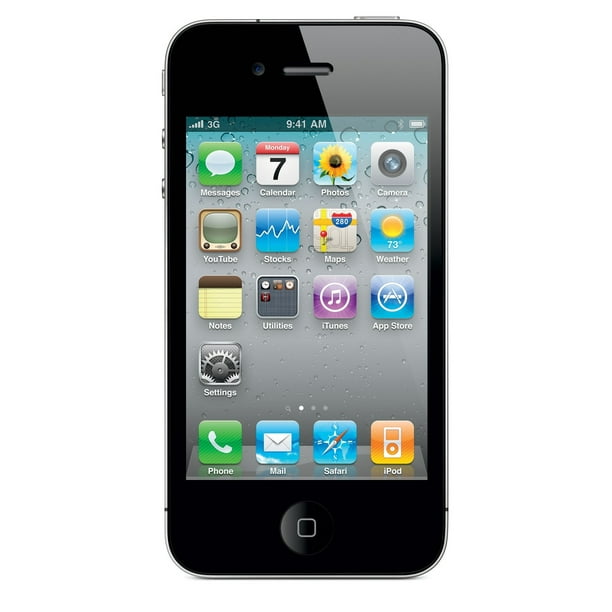 Refurbished Apple Iphone 4s 16gb Black Unlocked Gsm Walmart Com Walmart Com