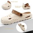 thumbnail image 2 of Cyiecw Unisex Garden Clogs Shoes Womens Mens Sandals Breathable Anti-Slip Beach Slippers Outdoor Pool Quick Dry Casual Sandals, 2 of 7