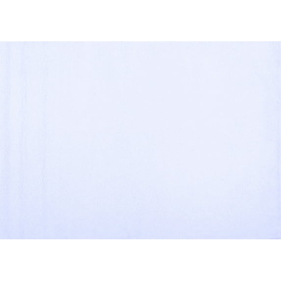 Ahgly Company Indoor Rectangle Solid Blue Modern Area Rugs, 6' x 9'