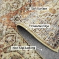 thumbnail image 3 of Tzou Area Rug 5x7 Vintage Retro Rug Indoor Door Mat Non Slip Carpet for Living Room Bedroom, Bronze, 3 of 7