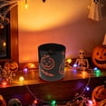 thumbnail image 5 of Yhmxh Halloween White Frosted Glass Votive Candle Holder, Jack-O'-Lantern & Bat Design Tealight Cup, Spooky Cute Halloween Decor for Table Centerpieces, Fireplace, Party, and Fall Home Decor, 5 of 6