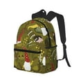 thumbnail image 2 of Lsque Gnomes Playing in the Garden Classic Casual Backpack - Large Capacity Water-Resistant Backpack for School, Work, Travel, and Outdoor Activities, 2 of 8