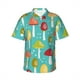 thumbnail image 5 of Nuevas camisas hawaianas para hombre, camisas de playa de vacaciones de moda de manga corta con estampado de setas y bosques, blusas florales de calle para mujer y niño, ropa, 5 of 5