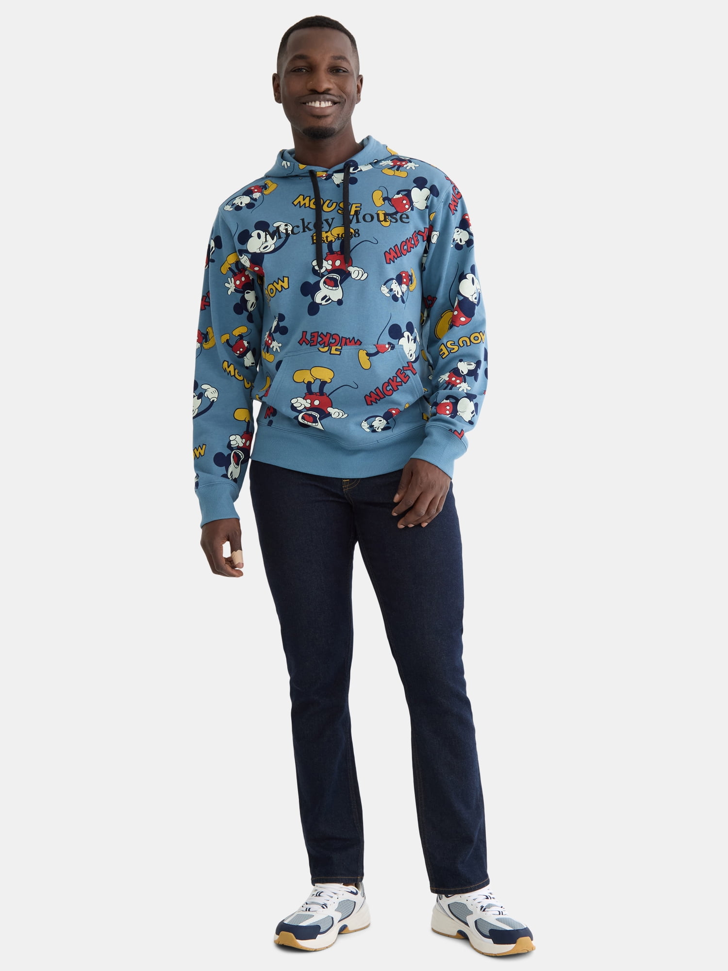 Disney Men's Mickey Mouse EST 1928 Graphic Hoodie Sweatshirt, Sizes S-3XL