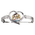 thumbnail image 1 of Festival de calcetin de Navidad muñeco de nieve Pulsera pulsera de joyería en forma de corazón Unbranded M, 1 of 3