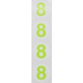thumbnail image 2 of Hot Green Number 8 Circle Stickers | 1.5" Inches Round | 500 Pack, 2 of 2