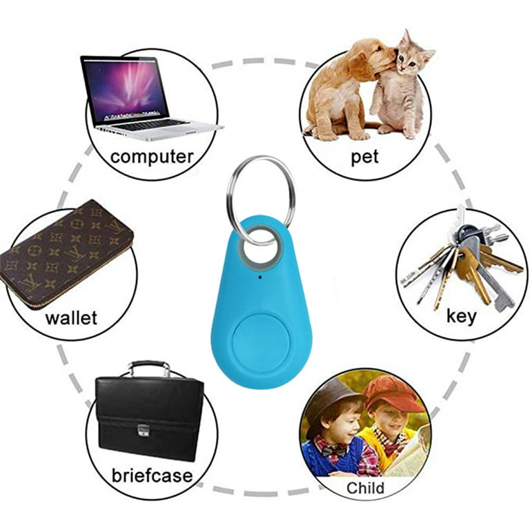  Frienda 5 Pieces Key Finder Item Locator with 5 Pieces  Keychains Bluetooth Tracker Anti Lost Alarm Reminder Selfie Shutter Control  for Kids Pets Keychain for Smartphone : Electronics