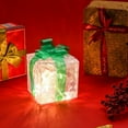 thumbnail image 5 of Blueek Christmas Lighted Gift Boxes, Light Up Present Boxes, Plug in Lighted Xmas Boxes for Outdoor Indoor Christmas Tree, Yard, Home Decor, 5 of 6