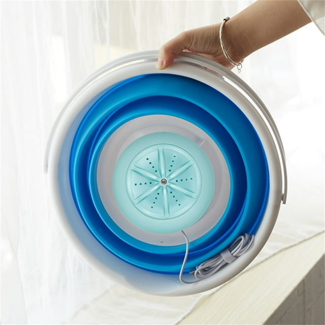 Carga USB para mini lavadora Turbo personal portátil con bañera plegable 10L Wmkox8yii hjk3657