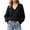 Black, variant on Aboser Womens Trendy V Neck Sweaters Dressy Casual Long Sleeve Pullover Tops Comfy Soft Knit Sweater Ladies Workwear