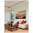 thumbnail image 4 of "Barn on the Ridge at Sunset" Painting Print on Wrapped Canvas, 4 of 7