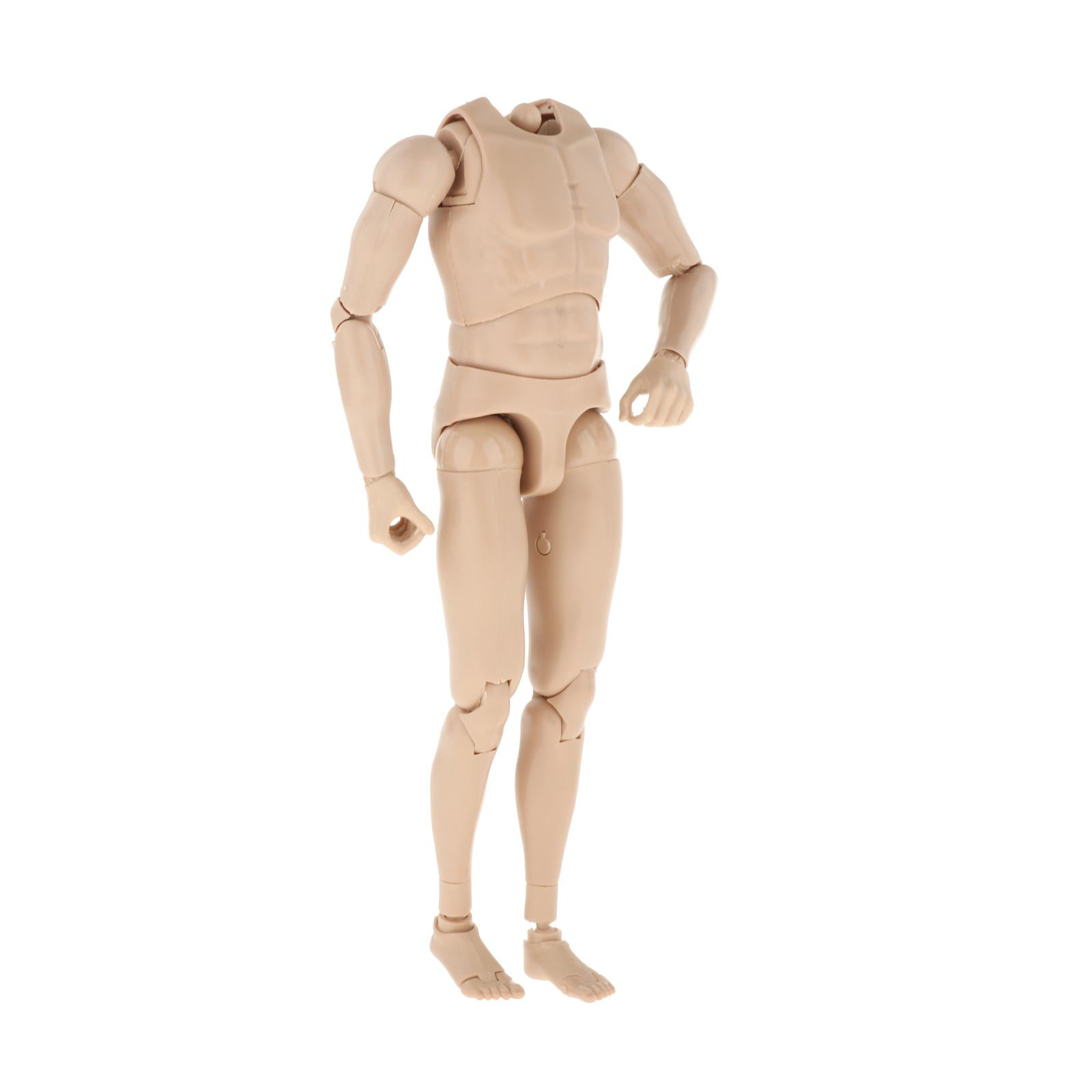 1/6 Scale Super Flexible Seamless Male Naked Body Wheat Skin Action Figure 
