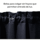 thumbnail image 5 of Cortina Blackout Completa 264x213cm para Recámara o Decoración, 100% Poliéster, Aislamiento Térmico y Reducción de Sonido. Negro. TeCor Blackout Liso, 5 of 6