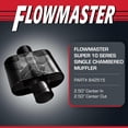 thumbnail image 2 of Silenciador Flowmaster Super 10 Serie con Cámara 409 SS 6.35 cm, 2 of 9