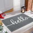 thumbnail image 1 of EARTHALL Funny Hello Mats Outdoor, Front Door Mat for Outside Entry, Doormat Outdor/Indoor Entrance, Front Door Rugs for Entryway Inside, Outside Mats for Home Entrance, Front Porch Decor 20"x32", 1 of 8