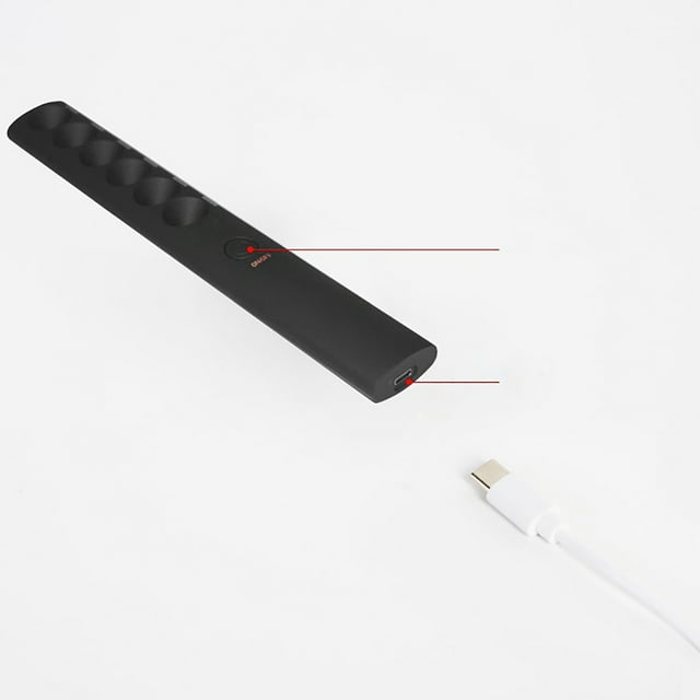 COM1950s Portable Color Temperature Lamp Stick, Adjustable LED Light Bar with 2700K to 6000K, USB C Rechargeable Photography Lighting for Video Conference, Live Streaming, Indoor Ambient Light
