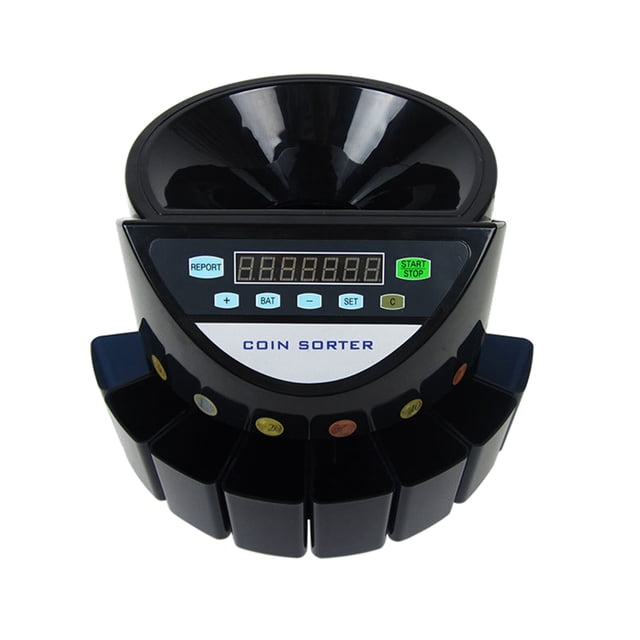 Coin sorting machine,Sorter Euro 300 Coin Counter Sorter Check Bank Restaurant 220v) Auto Preset/total Money Preset/total Money Check 300 Auto Preset/total Money Check Bank Euro 300 Auto Kidjoy