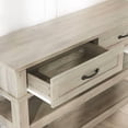 thumbnail image 4 of Danolapsi 47.2" Entryway Table, Console Table with 2 Storage Drawers, 3 Tier Industrial Metal Sofa Table, Hallway Table for Entry, Living Room-Grey, 4 of 6